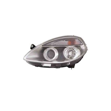 SX_SCRITTA_LOGO.jpg Proiettore Lancia Musa 2010/2012 Sinistro Elettrico Con Motore H1 +H1 Py21W W5W
