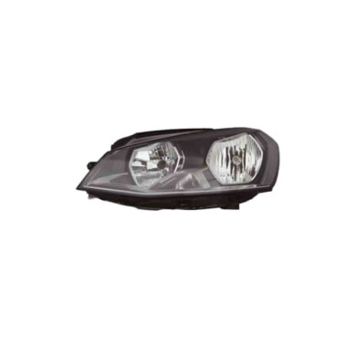 SX_SCRITTA_LOGO.jpg Proiettore Volkswagen Golf Van Vii Variant 2013/2016 Sinistro Con Luce Diurna Elettrico Con Motore Nero H7 H