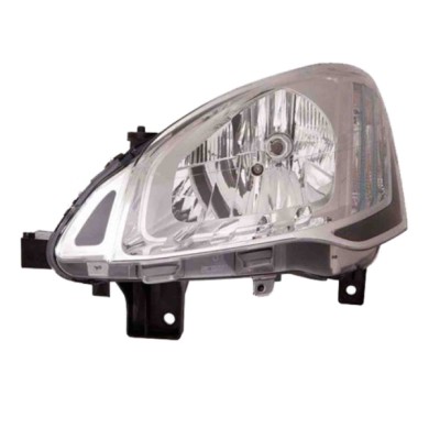 SX_SCRITTA_LOGO.jpg Proiettore Citroën Berlingo Furgonato 2012/2018 Sinistro Elettrico Con Motore H4 Py21W W5W