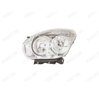 SX_SCRITTA_LOGO.jpg Proiettore Opel Combo Combi/Tour 2010/2014 Sinistro Con Luce Diurna Elettrico Con Motore H1 H7 Py21W W5W W21