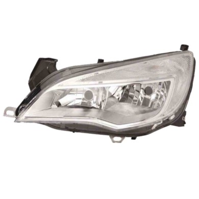 DX_SCRITTA_LOGO.jpg Proiettore Opel Astra J Sports Tourer 2009/2012 Destro Con Luce Diurna Elettrico Con Motore Cromato H7 +H7 W