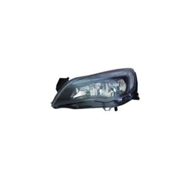 SX_SCRITTA_LOGO.jpg Proiettore Opel Astra J Cassone/Coda Spiovente 2013/2015 Sinistro Con Luce Diurna Elettrico Con Motore Nero 