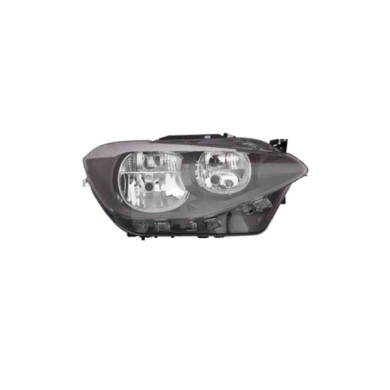 DX_SCRITTA_LOGO.jpg Proiettore Bmw 1 2011/2014 Destro Con Luce Diurna Elettrico Con Motore Nero H7 +H7 Py21W H6W W21W