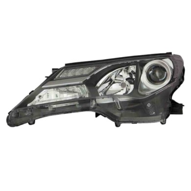 DX_SCRITTA_LOGO.jpg Proiettore Toyota Rav 4 Iv 2012/2015 Destro Con Luce Diurna Elettrico Nero Led Hb3 Wy21W T. St