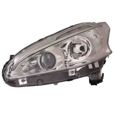 SX_SCRITTA_LOGO.jpg Proiettore Peugeot 208 Furgonato 2012/2014 Sinistro Con Luce Diurna Elettrico Led H7 +H7 Pwy24W T. V