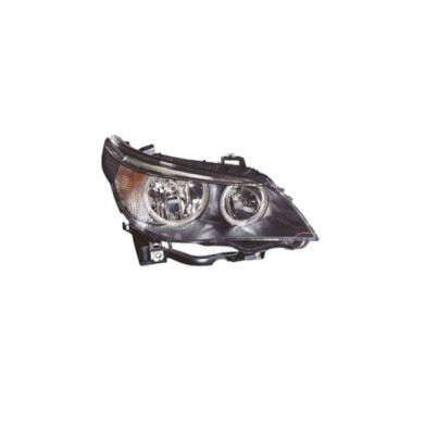 DX_SCRITTA_LOGO.jpg Proiettore Bmw 5 Touring 2001/2006 Destro Elettrico Con Motore H7 Py21W W5W T. He