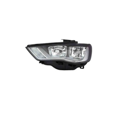 SX_SCRITTA_LOGO.jpg Proiettore Audi A3 Cabriolet 2012/2016 Sinistro Con Luce Diurna Elettrico Con Motore H7 H15 W5W Pwy24W T. He