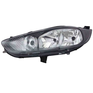 DX_SCRITTA_LOGO.jpg Proiettore Ford Fiesta Vi Van 2013/2017 Destro Con Luce Diurna Elettrico Con Motore Nero H7 H15 Py21W W5W T.