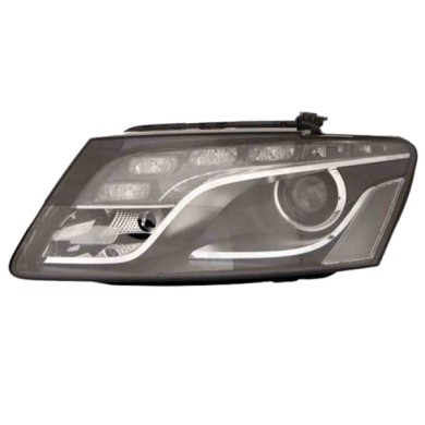 DX_SCRITTA_LOGO.jpg Proiettore Audi Q5 2008/2012 Destro Con Luce Diurna Elettrico Con Motore Nero Led D3S Ph24Wy T. K