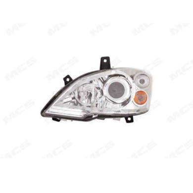 SX_SCRITTA_LOGO.jpg Proiettore Mercedes-Benz Vito/Mixto 2010/2013 Sinistro Con Luce Diurna Manuale Ed Elettrico Con Motore H7 D1