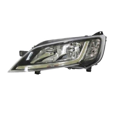 SX_SCRITTA_LOGO.jpg Proiettore Peugeot Boxer Furgonato 2014/2023 Sinistro Con Luce Diurna Elettrico Con Motore Nero H7 +H7 W21/5