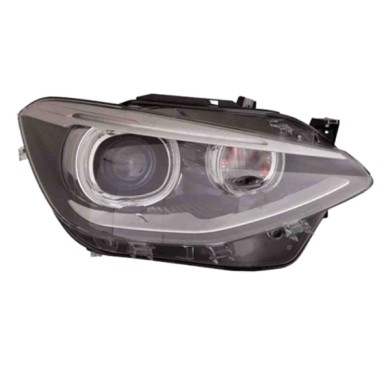 DX_SCRITTA_LOGO.jpg Proiettore Bmw 1 2011/2014 Destro Con Luce Diurna Elettrico Con Motore Led D1S Py21W T. He