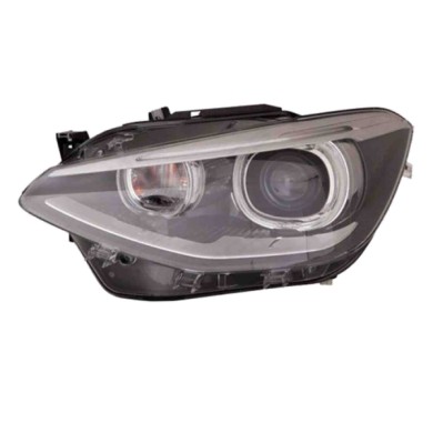 SX_SCRITTA_LOGO.jpg Proiettore Bmw 1 2011/2014 Sinistro Con Luce Diurna Elettrico Con Motore Led D1S Py21W T. He