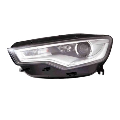 SX_SCRITTA_LOGO.jpg Proiettore Audi A6 Allroad 2010/2013 Sinistro Con Luce Diurna Elettrico Con Motore Led H7 D3S Psy24W T. He