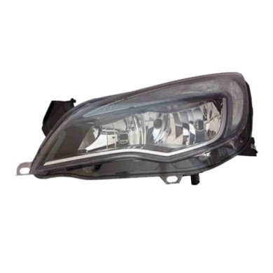 DX_SCRITTA_LOGO.jpg Proiettore Opel Astra J Cassone/Coda Spiovente 2013/2015 Destro Con Luce Diurna Elettrico Con Motore H7 +H7 