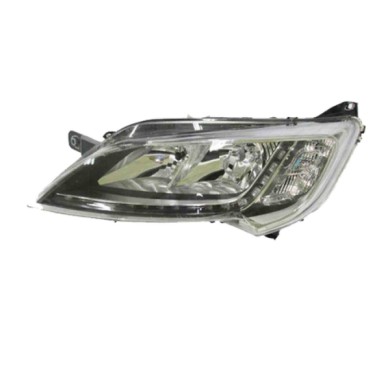 SX_SCRITTA_LOGO.jpg Proiettore Fiat Ducato Furgonato 2014/2023 Sinistro Con Luce Diurna Elettrico Con Motore Cromato Led H7 +H7 
