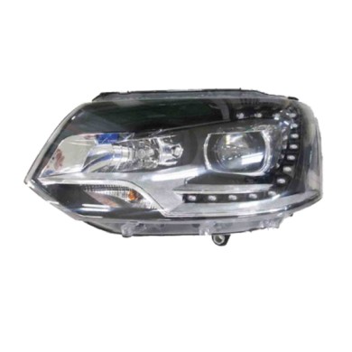 SX_SCRITTA_LOGO.jpg Proiettore Volkswagen Transporter V Furgonato 2009/2015 Sinistro Con Luce Diurna Elettrico Con Motore Led H7