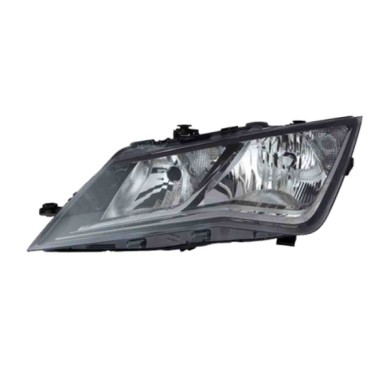 SX_SCRITTA_LOGO.jpg Proiettore Seat Leon Cassone/Coda Spiovente 2012/2016 Sinistro Elettrico Con Motore Nero H7 +H7 P21W Py21W
