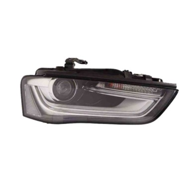 DX_SCRITTA_LOGO.jpg Proiettore Audi A4 Allroad 2012/2015 Destro Con Luce Diurna Elettrico Con Motore Led D3S Pwy24W