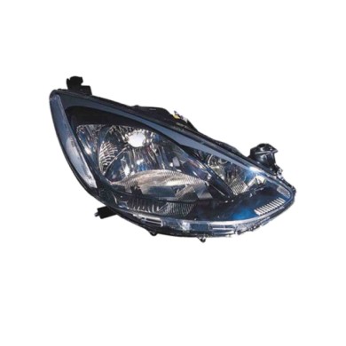 DX_SCRITTA_LOGO.jpg Proiettore Mazda 2 Tre Volumi 2007/2013 Destro Elettrico Con Motore Nero H4 +H4 Py21W W5W