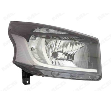 DX_SCRITTA_LOGO.jpg Proiettore Renault Trafic Iii Furgonato Dal 2016 Destro Con Luce Diurna Elettrico H4 Py21W W21/5W