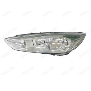 SX_SCRITTA_LOGO.jpg Proiettore Ford Focus Iii Cassone/Coda Spiovente 2014/2018 Sinistro Elettrico Con Motore Led H1 H7 Py21W