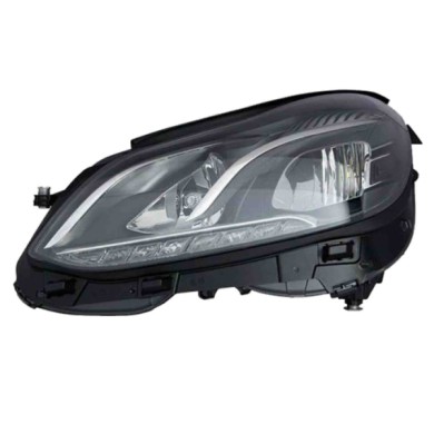 SX_SCRITTA_LOGO.jpg Proiettore Mercedes-Benz Classe E 2013/2015 Sinistro Elettrico Con Motore Led H7 Psy24W