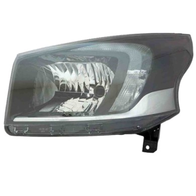 DX_SCRITTA_LOGO.jpg Proiettore Opel Vivaro B Combi 2014/2019 Destro Elettrico Nero Led H4 Py21W