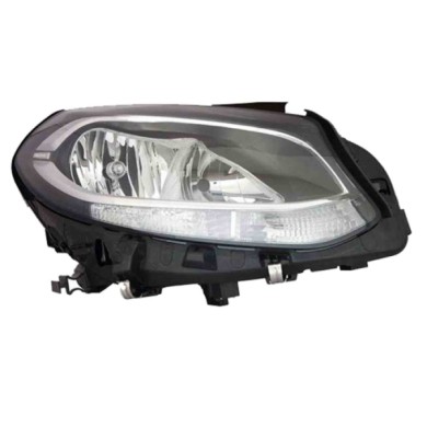 DX_SCRITTA_LOGO.jpg Proiettore Mercedes-Benz Classe B 2014/2018 Destro Elettrico Con Motore Nero Led H7 +H7 Py21W T. A
