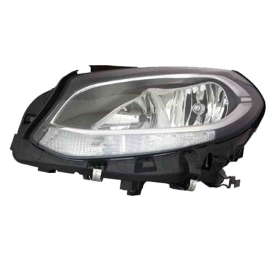 SX_SCRITTA_LOGO.jpg Proiettore Mercedes-Benz Classe B 2014/2018 Sinistro Elettrico Con Motore Nero Led H7 +H7 Py21W T. A
