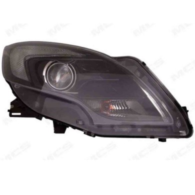 DX_SCRITTA_LOGO.jpg Proiettore Opel Zafira Tourer C 2011/2019 Destro Elettrico Con Motore Nero Hir2 Py21W W21/5W T. A