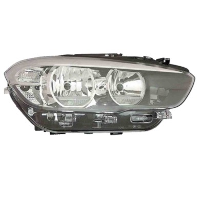 DX_SCRITTA_LOGO.jpg Proiettore Bmw 1 Van 2015/2019 Destro Elettrico Con Motore Nero Led H7 +H7 Py21W T. He