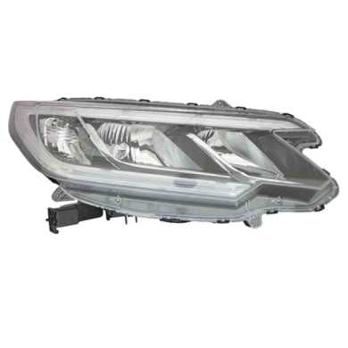 DX_SCRITTA_LOGO.jpg Proiettore Honda Cr-V Iv 2015/2016 Destro Elettrico Con Motore Nero Led H11 Hb3 Wy21W T. St