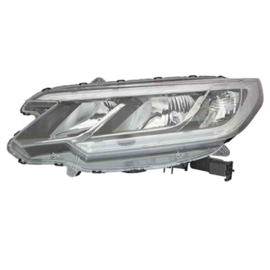 SX_SCRITTA_LOGO.jpg Proiettore Honda Cr-V Iv 2015/2016 Sinistro Elettrico Con Motore Nero Led H11 Hb3 Wy21W T. St