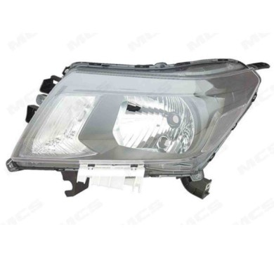 SX_SCRITTA_LOGO.jpg Proiettore Nissan Np300 Navara Pick-Up 2014/2022 Sinistro Manuale Ed Elettrico Nero H4 Py21W W5W T. He