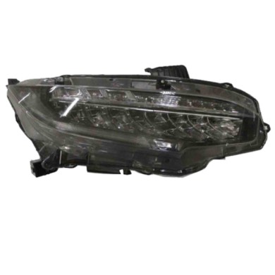 DX_SCRITTA_LOGO.jpg Proiettore Honda Civic X 2 Volumi/Coda Spiovente 2016/2022 Destro Elettrico Con Motore Nero Led T. St