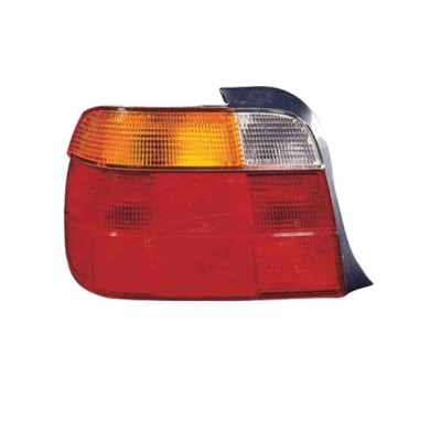 SX_SCRITTA_LOGO.jpg Fanale Posteriore Bmw 3 Compact 1994/2000 Sinistro Senza Portalampada Gruppo Ottico Arancio R10W P21Wx3 P21/