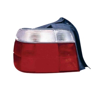 SX_SCRITTA_LOGO.jpg Fanale Posteriore Bmw 3 Compact 1994/2000 Sinistro Senza Portalampada Gruppo Ottico Bianco Py21W R10W P21Wx2