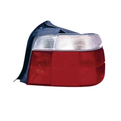 DX_SCRITTA_LOGO.jpg Fanale Posteriore Bmw 3 Compact 1994/2000 Destro Senza Portalampada Gruppo Ottico Bianco Py21W R10W P21Wx2 P