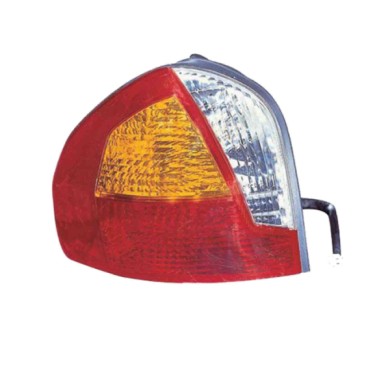 SX_SCRITTA_LOGO.jpg Fanale Posteriore Hyundai Santa Fé I Cassone/Suv 2000/2004 Sinistro Con Portalampada Arancio P21Wx2 P21/5W