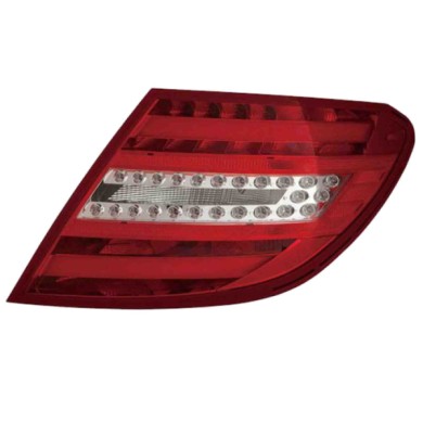 DX_SCRITTA_LOGO.jpg Fanale Posteriore Mercedes-Benz Classe C Coupé 2011/2014 Destro Senza Portalampada Gruppo Ottico Led P21Wx3