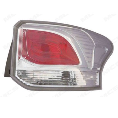 DX_SCRITTA_LOGO.jpg Fanale Posteriore Mitsubishi Outlander Iii 2012/2014 Destro Senza Portalampada Gruppo Ottico Py21W P21/5W