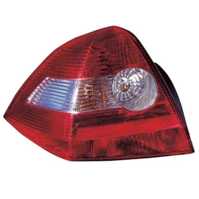 SX_SCRITTA_LOGO.jpg Fanale Posteriore Renault Megane Ii Tre Volumi 2003/2005 Sinistro Senza Portalampada Gruppo Ottico Py21W P21