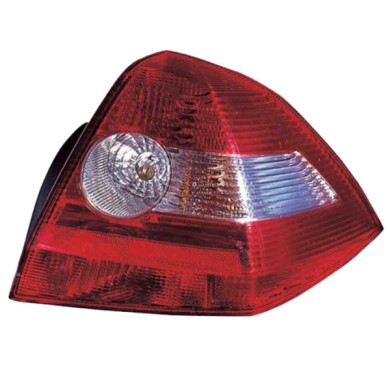 DX_SCRITTA_LOGO.jpg Fanale Posteriore Renault Megane Ii Tre Volumi 2003/2005 Destro Senza Portalampada Gruppo Ottico Py21W P21Wx