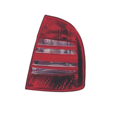 DX_SCRITTA_LOGO.jpg Fanale Posteriore Skoda Superb I 2001/2008 Destro Senza Portalampada Gruppo Ottico Py21W P21/4W P21Wx2