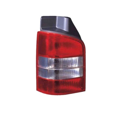 SX_SCRITTA_LOGO.jpg Fanale Posteriore Volkswagen Transporter V 2003/2009 Sinistro Senza Portalampada Gruppo Ottico Bianco 1 Port