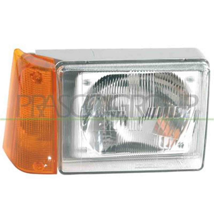 FT1214604_1.JPG Proiettore Asimmetrico Sinistro H5 Manuale Con Fanale Arancio Per Fiat Panda Dal 1986 Al 2003