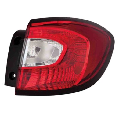 DX_SCRITTA_LOGO.jpg Fanale Posteriore Renault Captur 2013/2017 Destro Senza Portalampada Gruppo Ottico Esterno Py21W P21/5W