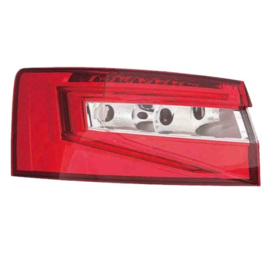 SX_SCRITTA_LOGO.jpg Fanale Posteriore Skoda Superb Iii Dal 2015 Sinistro Senza Portalampada Gruppo Ottico Esterno Led P21W Py21W