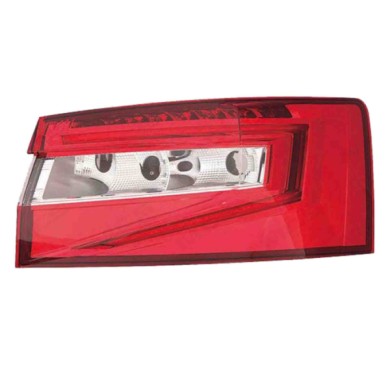 DX_SCRITTA_LOGO.jpg Fanale Posteriore Skoda Superb Iii Dal 2015 Destro Senza Portalampada Gruppo Ottico Esterno Led P21W Py21W